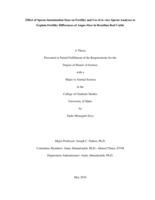 Effect of Sperm Insemination Dose on Fertility and Use of in vitro Sperm Analyses to Explain Fertility Differences of Angus Sires in Brazilian Beef Cattle