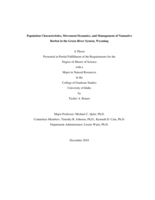 Population Characteristics, Movement Dynamics, and Management of Nonnative Burbot in the Green River System, Wyoming