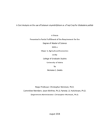 A Cost Analysis on the use of Solanum Sisymbriifolium as a Trap Crop for Globodera Pallida