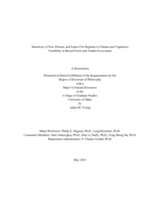 Sensitivity of Past, Present, and Future Fire Regimes to Climate and Vegetation Variability in Boreal Forest and Tundra Ecosystems