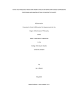 ULTRA-HIGH FREQUENCY INDUCTION ENERGY EFFECTS ON REFRACTORY OXIDES AS APPLIED TO PROCESSING AND IMMOBILIZATION OF RADIOACTIVE WASTE
