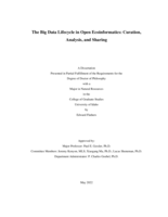 The Big Data Lifecycle in Open Ecoinformatics: Curation, Analysis, and Sharing