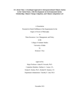 It’s About Time: A Sociolegal Approach to Intergenerational Climate Justice in the United States, with Developments in Environmental Justice Scholarship, Climate Change Litigation, and Climate Adaptation Law
