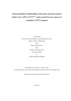 Characterization of field isolates of the tuber necrotic strain of Potato virus Y (PVY), PVYNTN, and a search for new sources of resistance to PVY in potato