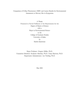 Comparison of X-Ray Fluorescence (XRF) and Lumex Results for Environmental Assessment at Mercury Site in Kyrgyzstan