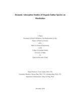Dynamic Adsorption Studies of Organic Iodine Species on Mordenites