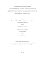 Coeur d’Alene Lake Relationships: An Interdisciplinary Study of How Two Communities’ Relationships with a Lake Drive Larger Policy Decisions, Disputes and what those Relationships Tell Us about the Proposition of Collaboration