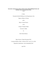 Interaction among energy status, Immune status, retinol-binding protein and retinoids status in periparturient dairy cows