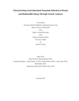 Characterizing Gastrointestinal Nematode Infection in Dorper and Rambouillet Sheep Through Genetic Analyses