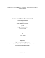 Creep Fatigue Crack Growth Behavior of Wrought and Additive Manufactured IN718 at Elevated Temperature