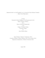 Demonstration of the Feasibility of an Acoustic Flow Meter Utilizing Edge Tone Phenomena