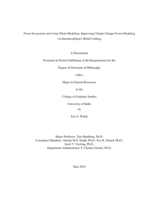 Forest Ecosystem and Avian Niche Modeling: Improving Climate Change Forest Modeling via Interdisciplinary Model Linking