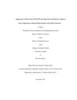 Innovative Applications of Real-Time GNSS-RF and Lidar-Derived Products in Forest Operations
