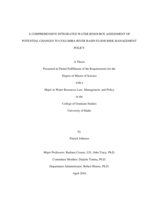 A Comprehensive Integrated Water Resource Assessment of Potential Changes to Columbia River Basin Flood Risk Management Policy