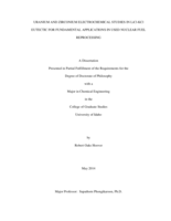 URANIUM AND ZIRCONIUM ELECTROCHEMICAL STUDIES IN LiCl-KCl EUTECTIC FOR FUNDAMENTAL APPLICATIONS IN USED NUCLEAR FUEL REPROCESSING