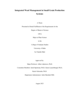 Integrated Weed Management in Small Grain Production Systems