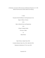 A Preliminary Assessment of Microstructure and Mechanical Properties of 15-5 PH Stainless Steel Processed via Direct Metal Laser Sintering