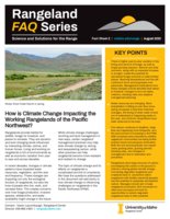 How is Climate Change Impacting the Working Rangelands of the Pacific Northwest?