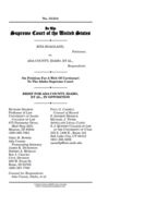 In the Supreme Court of the United States, Rita Hoagland, petitioner, vs. Ada County, Idaho, and others, respondents: on petition for a writ of certiorari to the Idaho Supreme Court : brief for Ada County, Idaho, and others, in opposition