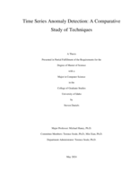 Time Series Anomaly Detection: A Comparative Study of Techniques