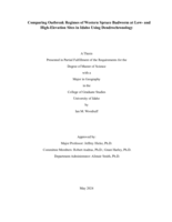 Comparing Outbreak Regimes of Western Spruce Budworm at Low- and High-Elevation Sites in Idaho Using Dendrochronology