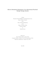 Electro-Mechanical Integration of an Operational Flywheel Energy Storage System