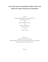 Conservation genetics and population viability analysis of the Selkirk and Cabinet-Yaak grizzly bear populations