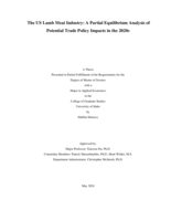 The US Lamb Meat Industry: A Partial Equilibrium Analysis of Potential Trade Policy Impacts in the 2020s