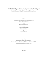 Artificial Intelligence in Road Safety: Predictive Modeling of Pedestrian and Bicycle Crashes at Intersections