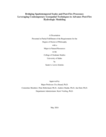 Bridging Spatiotemporal Scales and Post-Fire Processes: Leveraging Contemporary Geospatial Techniques to Advance Post-Fire Hydrologic Modeling