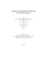 Dynamic System Modeling & PID Controller Design for a Molten Salt Microreactor