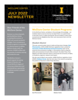 July 2022 Newsletter