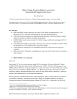 Human Health Supplemental Report