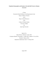 Population Demographics and Dynamics of Juvenile Bull Trout in a Montane Ecosystem
