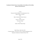 Examining the Relation Between Young Children’s Externalizing and Internalizing Behaviors and Parental Stress