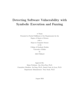 Detecting Software Vulnerability with Symbolic Execution and Fuzzing