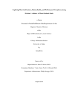 Exploring Meat Ambivalence, Dietary Habits, and Performance Perceptions among Division-1 Athletes: A mixed-methods study