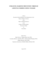 ENHANCING DIABETES PREVENTION THROUGH LIFESTYLE MODIFICATIONS IN IDAHO