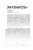 Reading, Learning, and Growing: An Examination of the Benefits of Common Book Programs for First-Year Students' Development