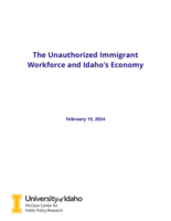 The Unauthorized Immigrant Workforce and Idaho's Economy
