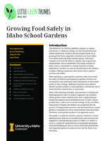 Little Green Thumbs: Growing Food Safely in Idaho School Gardens