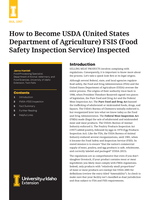 How to Become USDA FSIS Inspected