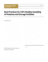 Best Practices Guide for CIPC Residue Sampling of Potatoes and Storage Facilities