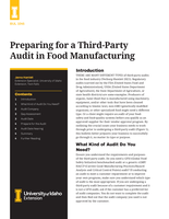 How to Prepare for a Third-Party Audit for Food Manufacturers