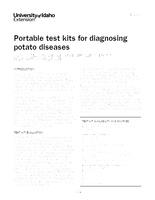 Portable Test Kits for Diagnosing Potato Diseases