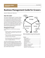 Business Management Guide for Grazers