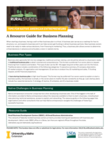 Tips for Native American Entrepreneurs : A Resource Guide for Business Planning