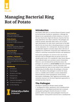 Managing Bacterial Ring Rot of Potato