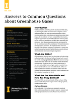 Answers to Common Questions about Greenhouse Gases