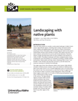 Short-Season, High-Altitude Gardening: Landscaping with Native Plants